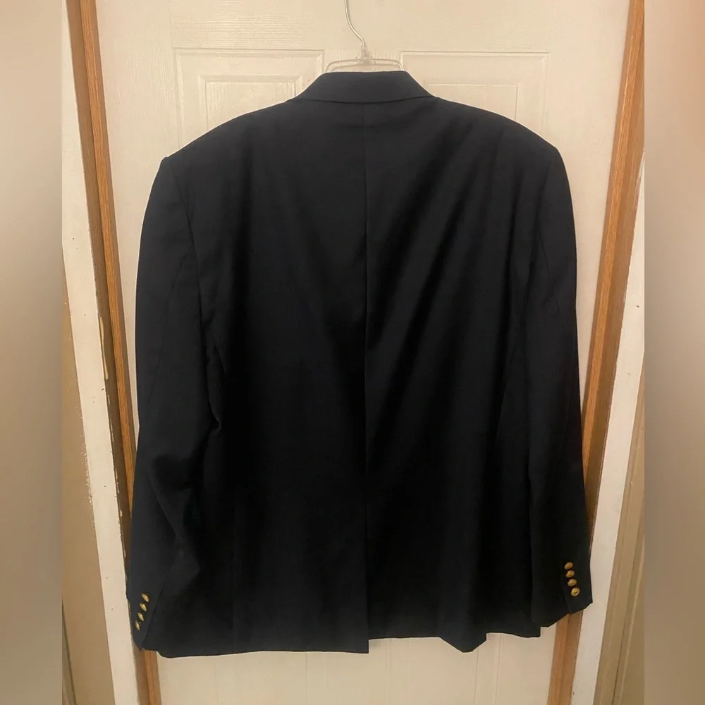 Lauren Ralph Lauren Navy Sport Coat with Gold Buttons
